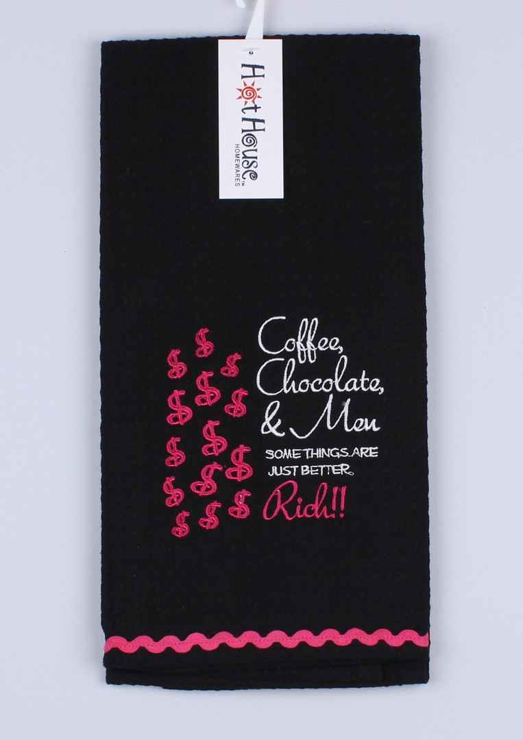 Tea towel "Coffee Rich" Code: TT-GF/COF/RICH. image 0